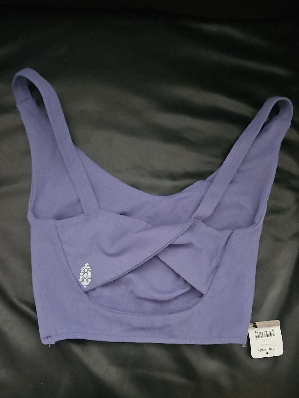 Free People Movement Seamless Be First Top Slate Blue  M/L $58 | FF-024 NWT
